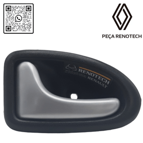 RN 678054 8200678054 PUXADOR INT. ESQ. DA PORTA CLIO II CINZA - 1 RN 678054 8200678054 PUXADOR INT. ESQ. DA PORTA CLIO II CINZA - 1